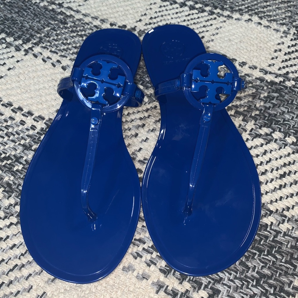 Royal blue Tory Burch thong sandal!!